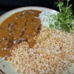 1. 120g Pork Gordon Blue, 200g mashed potatoes (1,7,3)