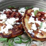 100g Homemade potato pancake with bryndza and bacon (1,3,7)